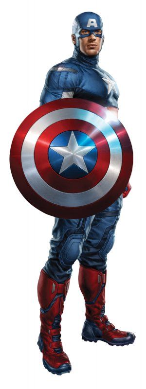 Captain America Pose Marvel Avengers 26x74 Life Size Poster Standup 