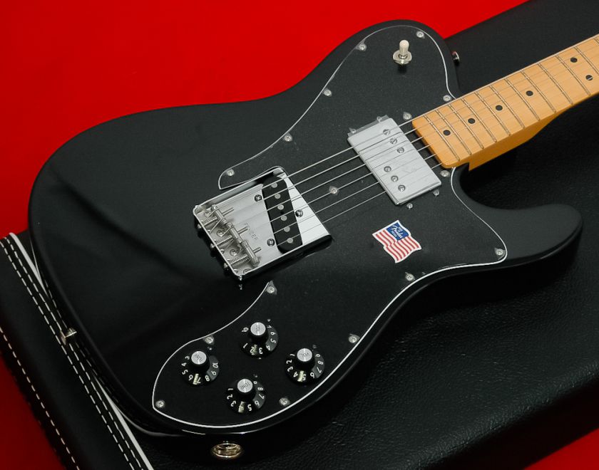 New USA Fender ® American Vintage 72 Telecaster Tele Custom, Black 