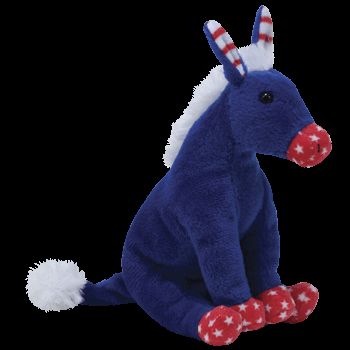 Ty Presidential Democratic Lefty the 2008 Donkey Beanie  