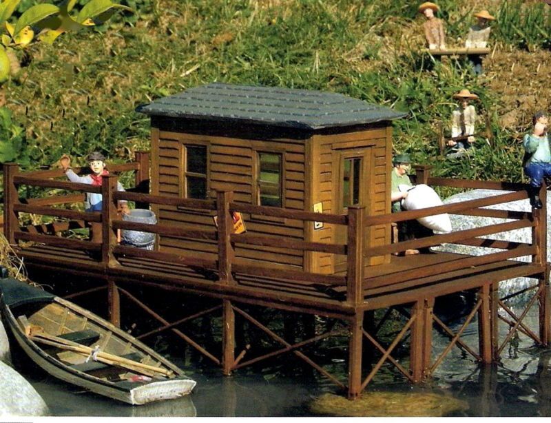 PIKO BRADS FISHING CABIN G Scale Building Kit New in B  