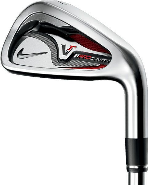 RH NIKE GOLF VICTORY RED PRO CAVITY IRONS 4 PW & AW STEEL REGULAR FLEX 