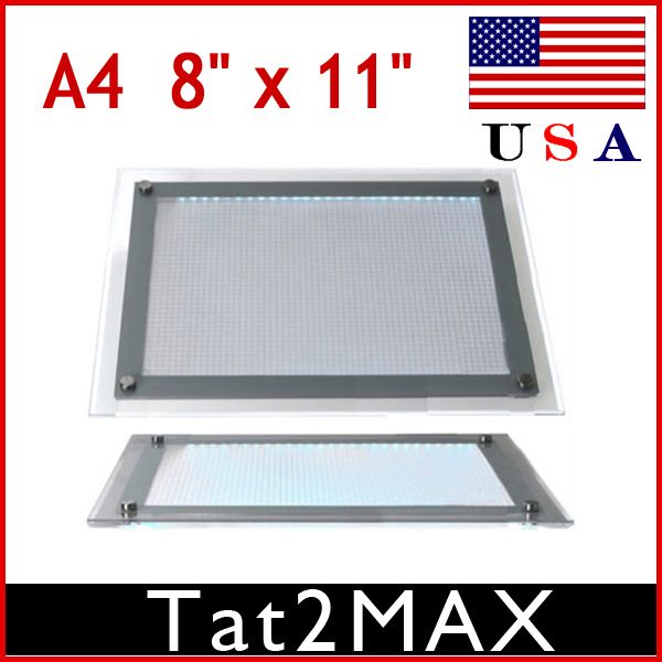 TATTOO Ultra Thin LED Stencil Tracing Light Box Table  