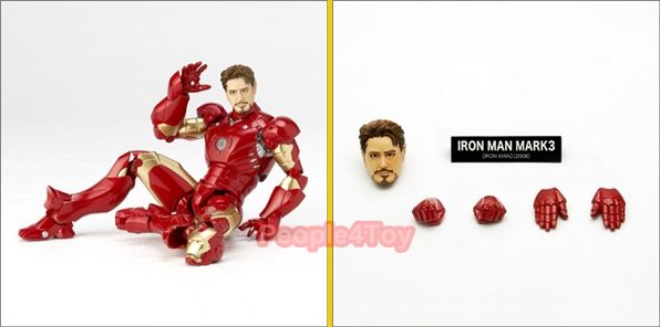 KAIYODO REVOLTECH SCI FI 036 36 IRONMAN 2 MARK 3 MK III Action Figure 