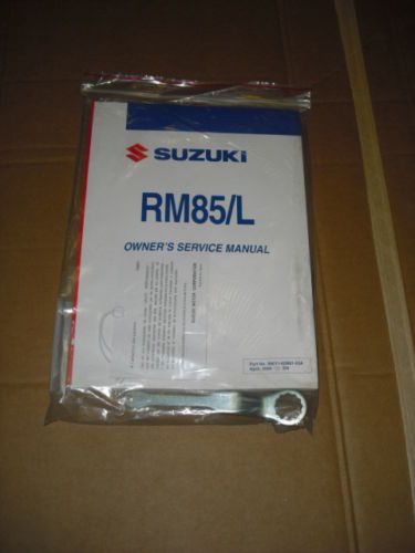 Suzuki Owners Service Manual RM85/L 99011 02B81 03A  