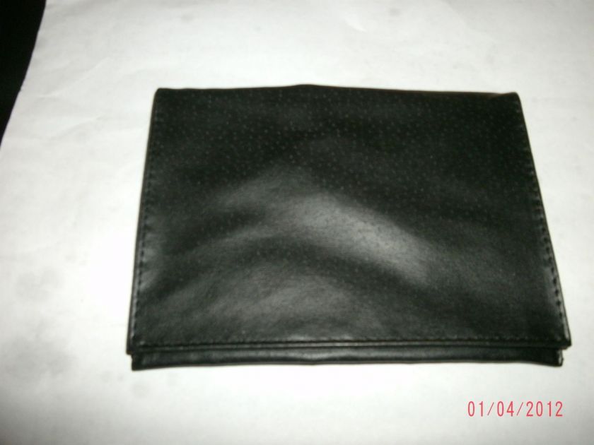 Leather Tobacco pouch w/zipper slot for tool 4 1/4 X 6 ,International 