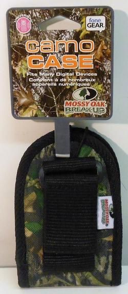 FoneGear Camo Case Universal Flip Phone Case Swivel Belt Clip Mossy 