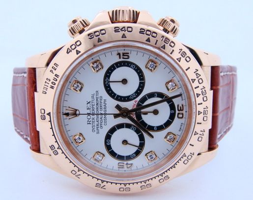 ROLEX Zenith DAYTONA 18K CHRONOGRAPH Diamond Watch  