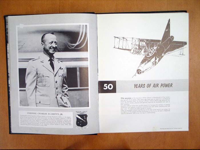 Vintage Squadron Officer School Class 57 B Year Book  