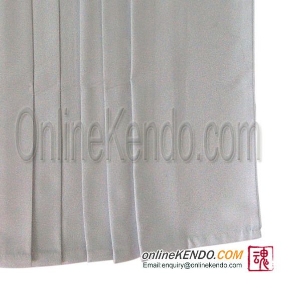 UH 061) High Quality Tetron White Kendo Hakama  