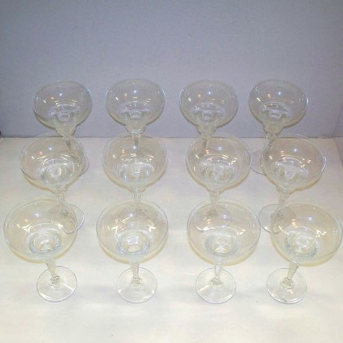 12 LENOX USA CRYSTAL Margarita Glasses TUSCANY CLASSICS  