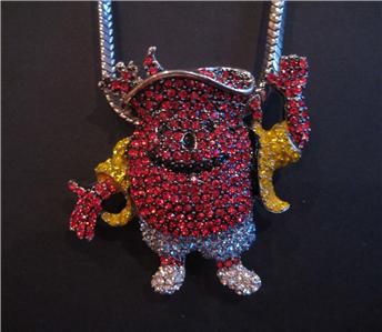 ICED OUT KOOL AID MAN PIECE PENDANT CHAIN HIP HOP  