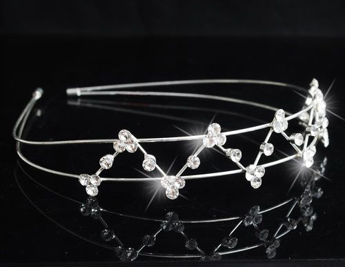 W19664 clear hairband hair bridal jewelery free  