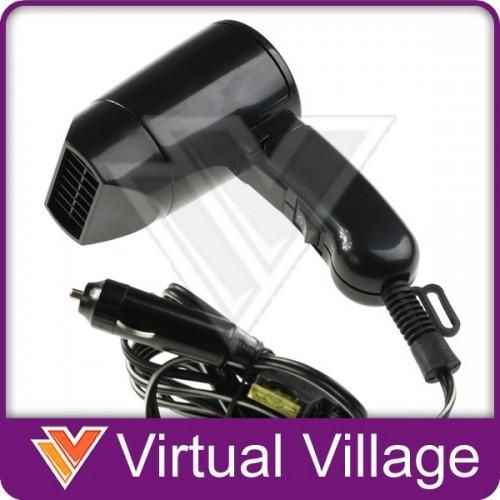 Car Hair Dryer Handy Defrost Defroster 12V  