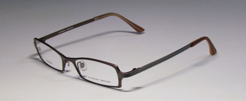 NEW PRODESIGN DENMARK 1349 49 17 140 TITANIUM RX BROWN EYEGLASSES 