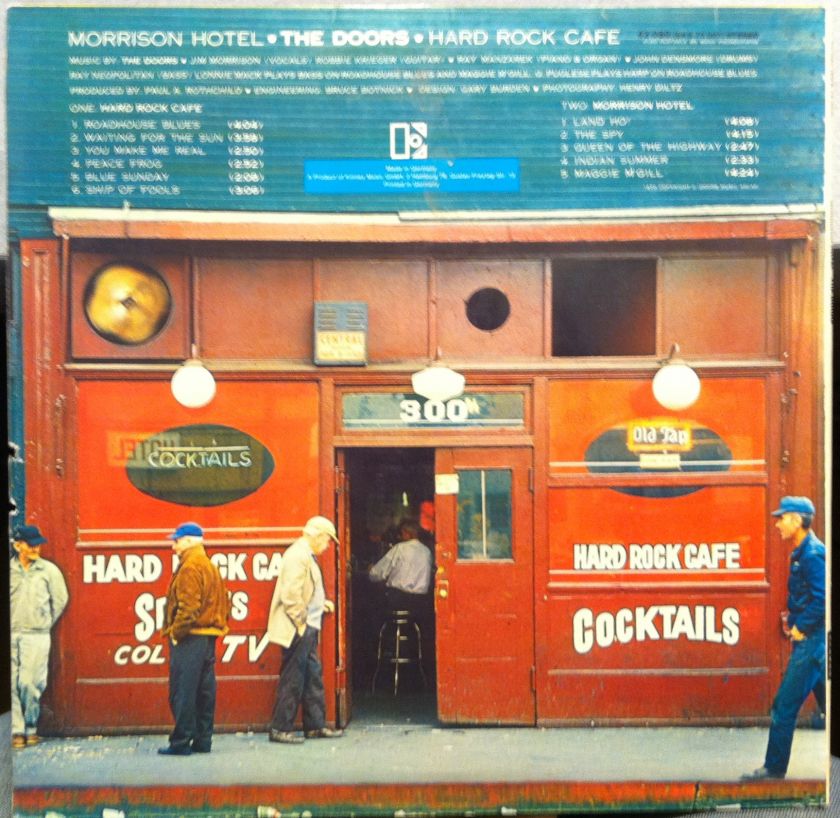 THE DOORS morrison hotel LP 1970 German VG+ 1st A1/B1  