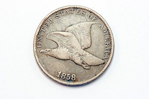 Absolutely Brilliant Eye Catching 1858   P Flying Eagle Small Cents 