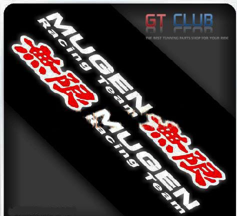 MUGEN RACING TEAM RED SILVER STICKER 1 PC  