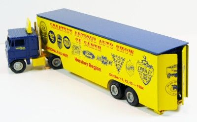   Diecast Semi Tractor Trailer Truck Antique Auto Show AACA Promo 1984