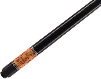 McDermott Lucky L18 Maple Brown Burl Wood Overlay Pool/Billiard Cue 