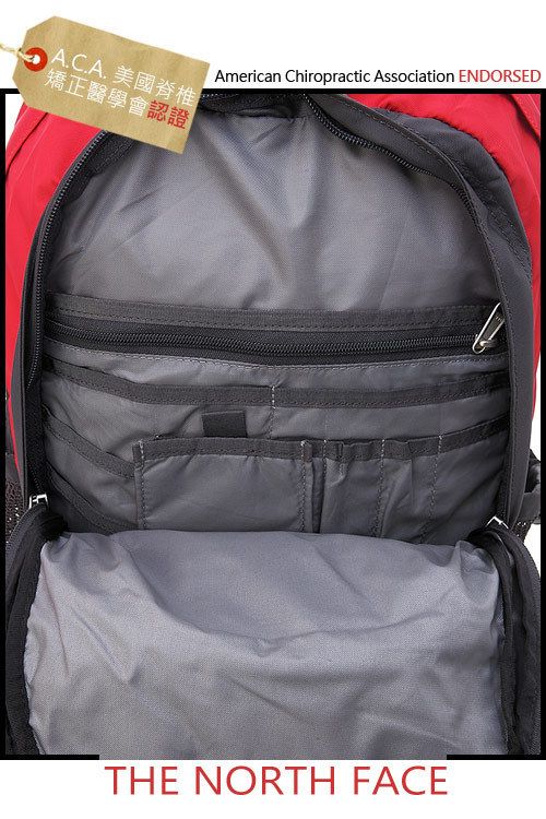 BN The North Face Yavapai Backpack Pepper Red/Grey  