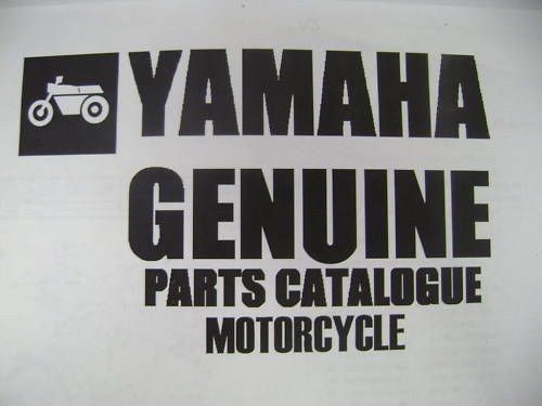 YAMAHA GENUINE PARTS MANUAL REPRINT 1972 LS2  