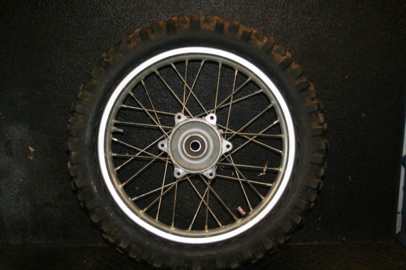 Honda XR650R XR650 Rear Wheel Rim Hub Spokes Tire OEM  