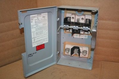 Siemens ITE Heavy Duty Vacu Break Switch F351 #21056  