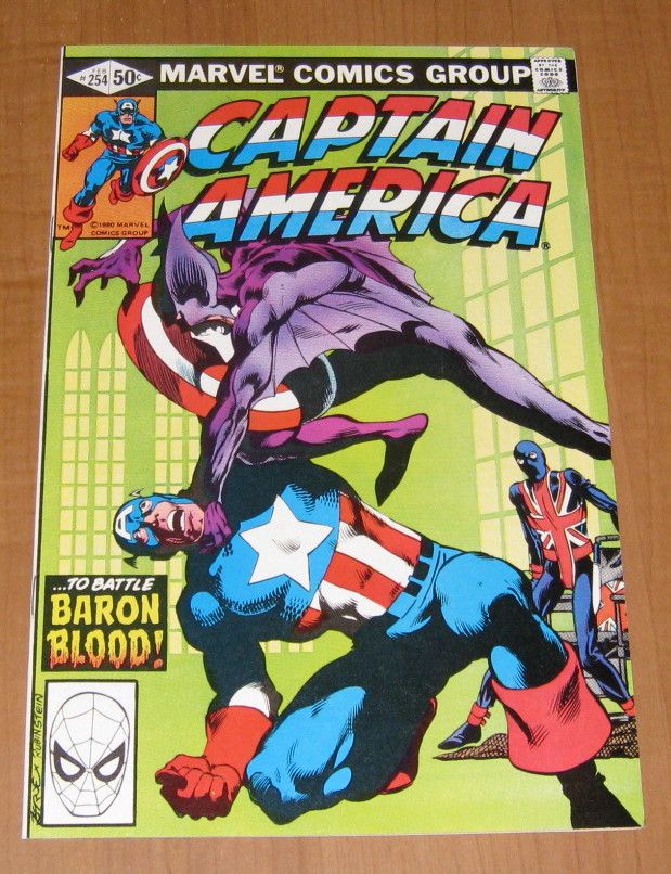 CAPTAIN AMERICA #254 1981 BYRNE NICE COMIC  