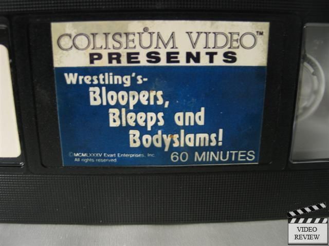 WWF   Wrestlings Bloopers, Bleeps and Bodyslams VHS 086635000011 