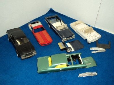 Vintage AMT MPC Model Car Kit Junk Yard Lot Parts or Repair LOT 2 