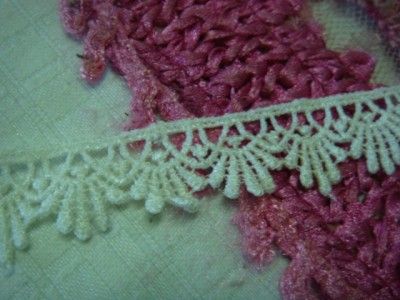 2y off white Venice Venise narrow edge lace trim 5/8 b  