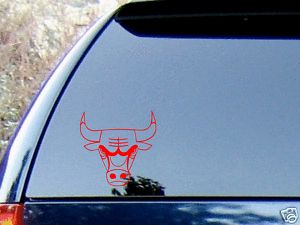 CHICAGO BULLS CAR TRUCK WINDOW 7YR VINYL DECAL STICKER  