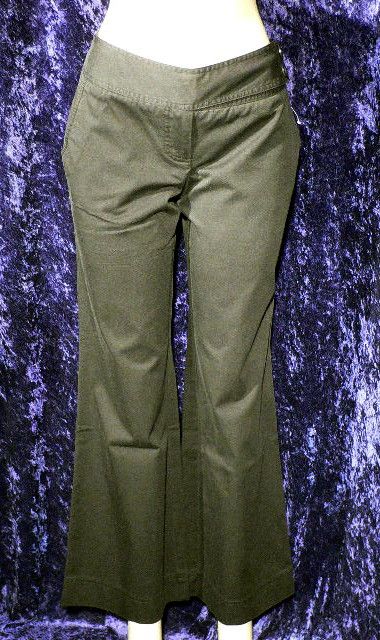 VICTORIAS SECRET MARISA FIT BOOTCUT TWILL CHINO PANTS 8  