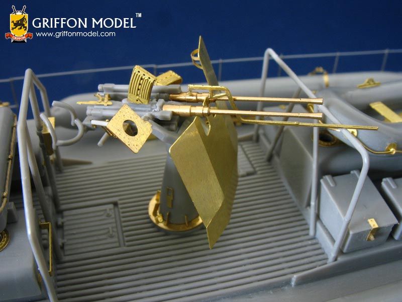 Griffon N72002 1/72 Schnellboot S 100 Flak 38 Detail  