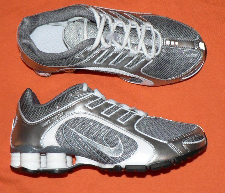 Womens Nike Shox Navina + Premium shoes sparkle Gray  