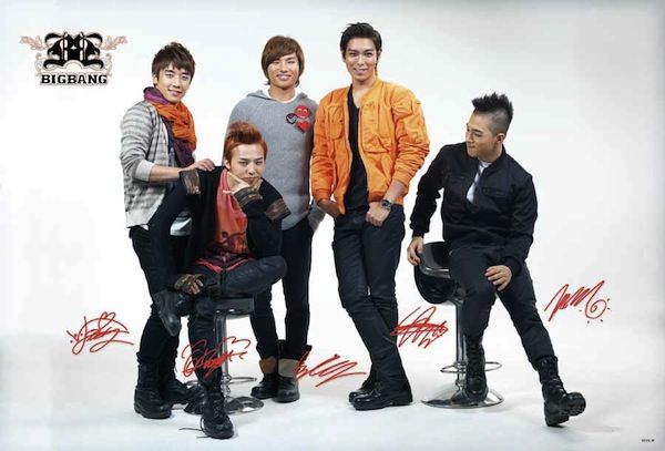 BigBang Boy Band Korean Big Bang Poster 90x60 cm 6333M  