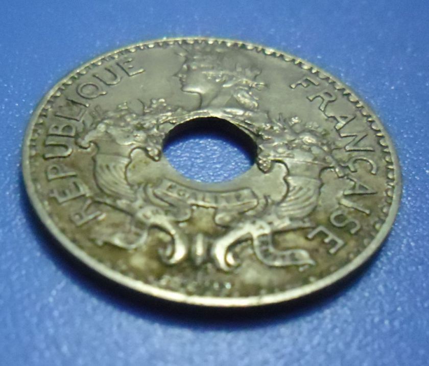 Vietnam Coin   5 Cent French Indochina 1937 1938  