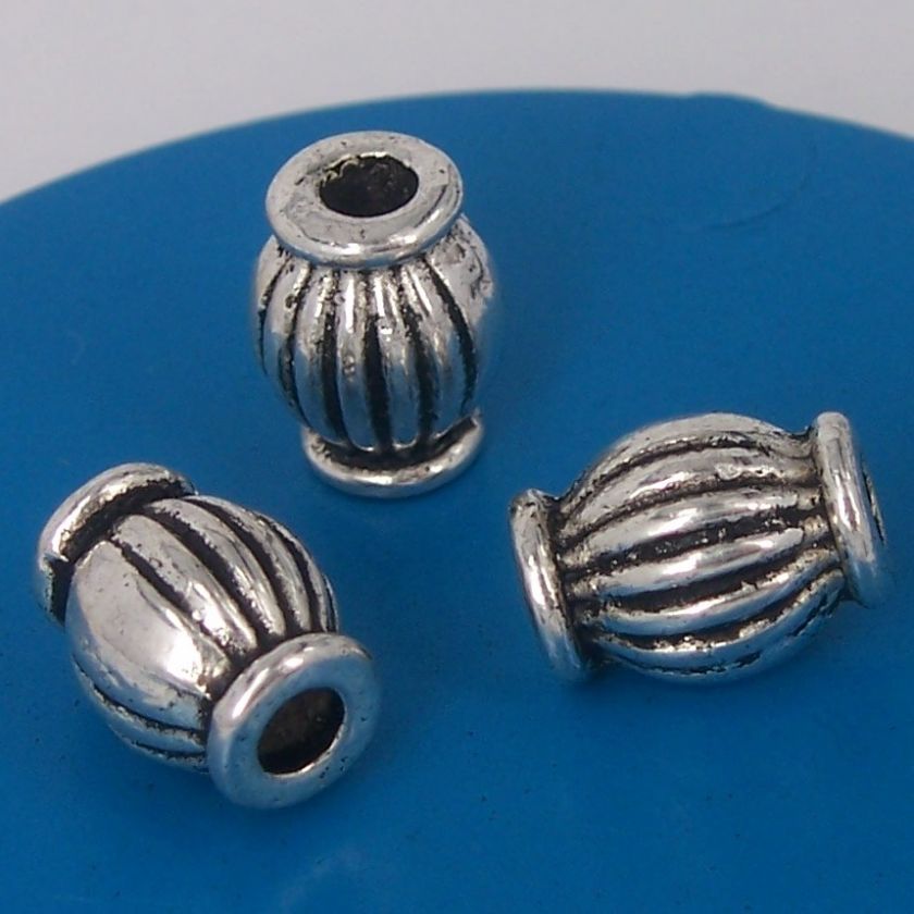 Wholesales 8x10mm Tibetan Silver Lantern Spacer 20pcs  