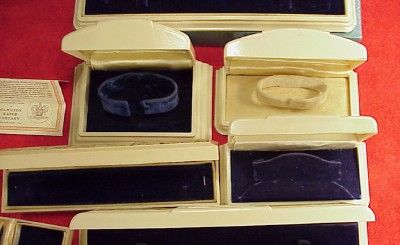 Vintage Fancy Hamilton Wristwatch 11 PIeces Celluloid Boxes Lot Group 