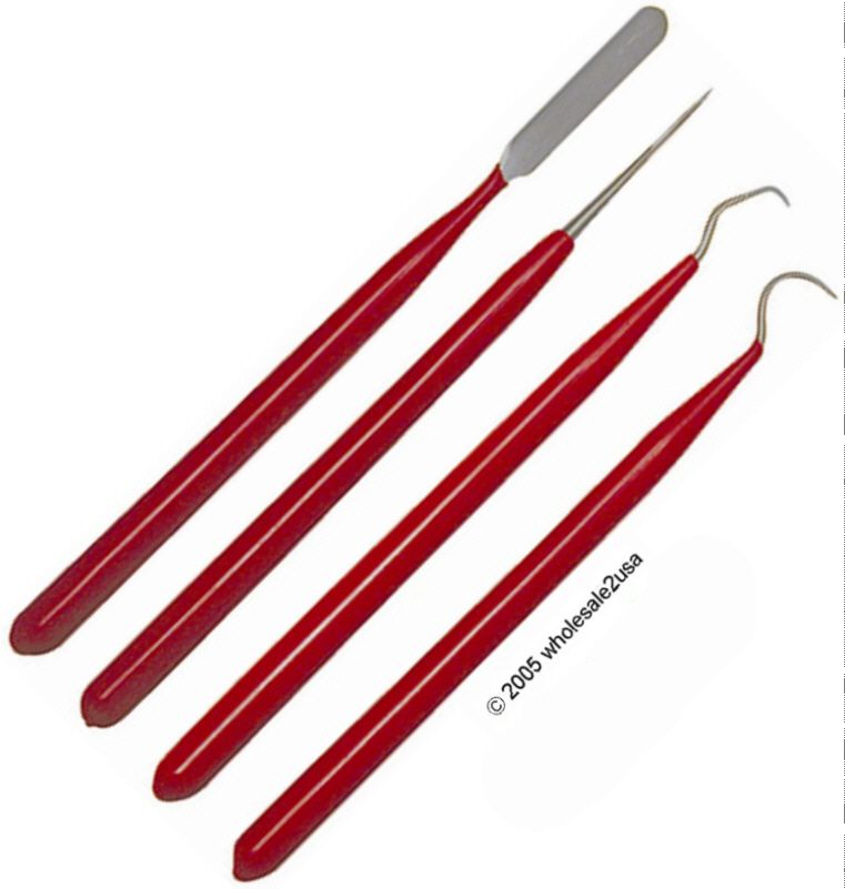 31 Commercial Grade Wax Probes Dental Jeweler Polymer Pick Carving 