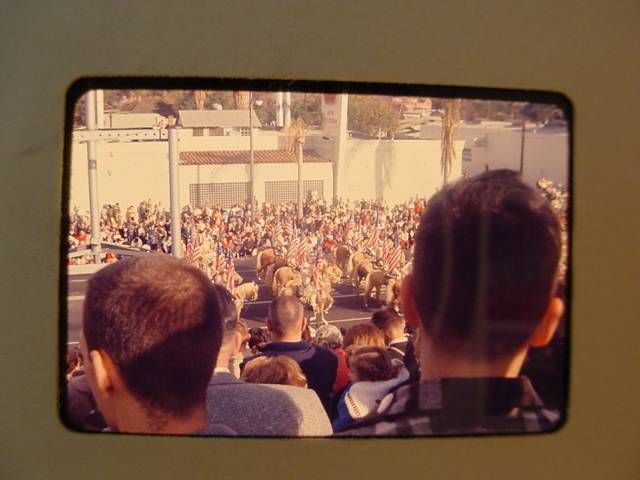 Vintage 35MM SLIDES ROSE PARADE Photos Pasadena 1950s  