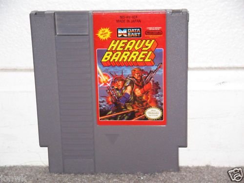 HEAVY BARREL   Original Nintendo Nes game 13252002142  