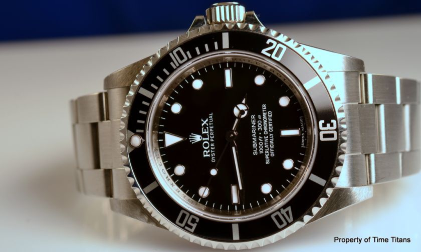 ROLEX SUBMARINER NO DATE COSC 14060 RANDOM SERIAL ENGRAVED REHAUT 