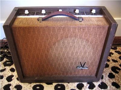 Very Early, Vintage 1958 Danelectro Silvertone Model 1392 Tube Amp 