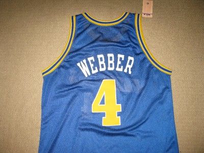 CHRIS WEBBER GOLDEN STATE WARRIORS CHAMPION JERSEY SIZE 48