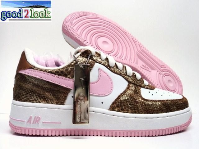 pink and hazelnut air forces