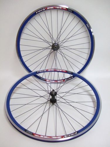 NEW BLUE DEEP V FIXED GEAR TRACK SS WHEEL SET VUELTA  