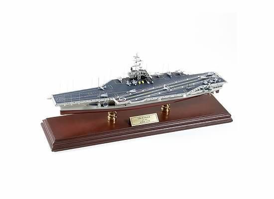 USS RANGER CV 61 NAVY AIRCRAFT CARRIER WOOD MODEL SHIP COLLECTORS 