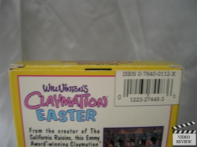 Claymation Easter VHS Will Vinton 012232744836  