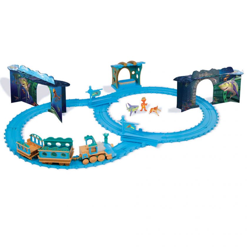 dinosaur train dino underwater motorized playset all aboard to 